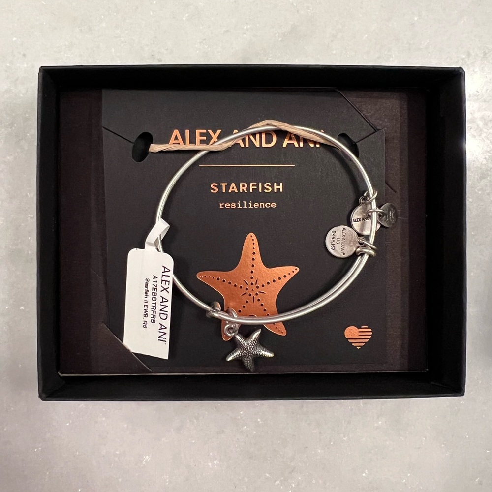 New in box with tag! Alex and Ani starfish